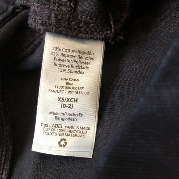 Womens TIME & TRU Dark BlueJeggings Size XS 0-2 Pull On New - Picture 6 of 7